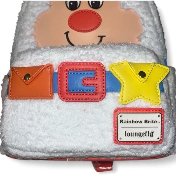 Loungefly Rainbow Brite Twink Light-Up Mini Backpack Bag- Fuzzy Sherpa New main image 9